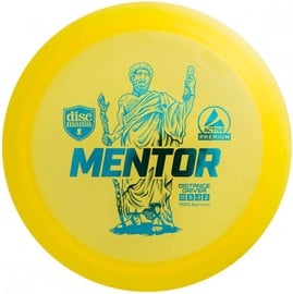 Disku golfa disks Discmania Distance Driver Premium Mentor 11/5/-2/2, dzeltena