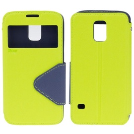 Roar Fancy Diary S-View Book Case For Apple iPhone 6 Plus/6S Plus Light Green/Blue