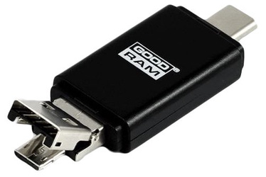 GoodRam M1A5 All-In-One USB-C / MicroUSB Card Reader + 32GB MicroSD