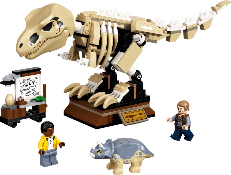 Konstruktors LEGO Jurassic World Tiranozaura fosilijas eksponāts 76940, 198 gab.
