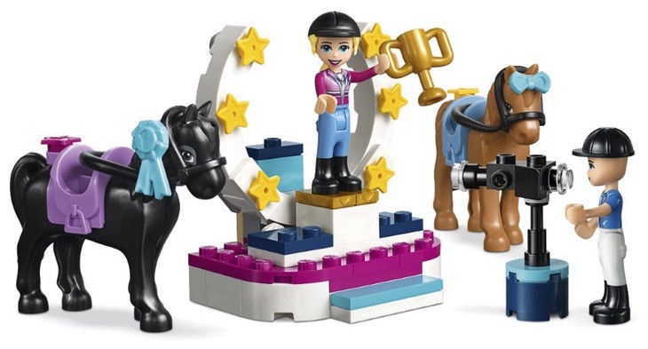 Konstruktors LEGO Friends Stefānijas treniņi ar zirgiem 41367, 337 gab.