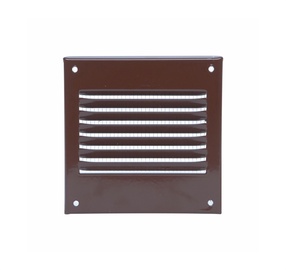 Ventilācijas reste Europlast, MR100X100MM, brūna