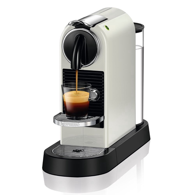 Kapsulas kafijas automāts Nespresso Citiz, balta/melna
