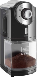 Кофемолка Melitta Molino 1019-02, серебристый/черный