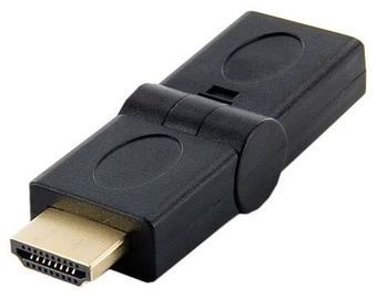 4World Adapter HDMI to HDMI Angled 180 Black