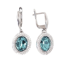 Diamond Sky Earrings Masterpiece II With Swarovski Crystals