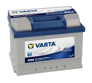 Аккумулятор Varta BD D59, 12 В, 60 Ач, 540 а