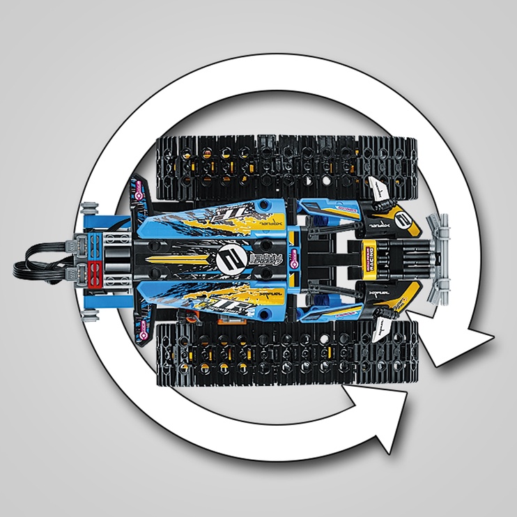 Konstruktors LEGO Technic Kaskadieru sacīkšu auto ar tālvadības pulti 42095, 324 gab.