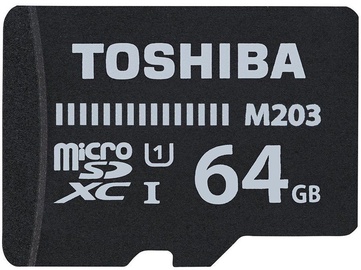 Toshiba M203 64GB microSDXC UHS-I Class 10 + SD Adapter