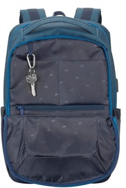 Rivacase Suzuka Laptop Backpack 15.6'' Steel Blue
