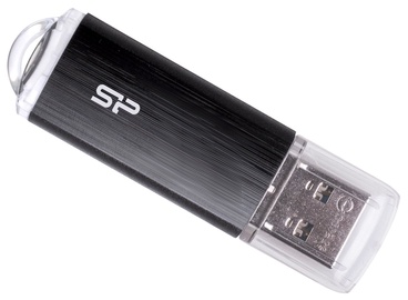 USB zibatmiņa Silicon Power Blaze B02, melna, 128 GB
