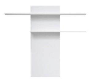 Seinariiul Black Red White Fever Wall Shelf White