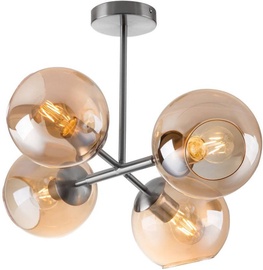 Nino Pilar Ceiling Lamp Silver 4x40W E27 61240423