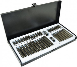 Skrūvgriežu galvas Geko G10030 Bit Set 40pcs