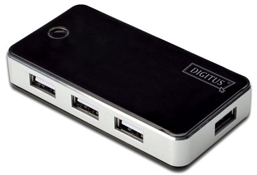 Digitus DA-70222 HUB 7-port USB 2.0 + Power Supply Black