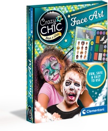 Kosmētikas komplekts Clementoni Crazy Chic Face Art 78770