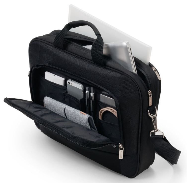Nešiojamų kompiuterių krepšys Dicota Notebook Case, juoda, 15.5"