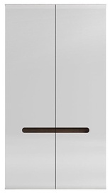 Black Red White Azteca Trio Wardrobe 105x193cm White/San Remo Oak