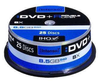 Intenso DVD+R DL 8X 8.5GB Double Layer 25 Pack Spindle