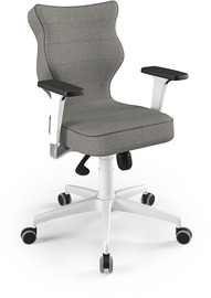 Entelo Perto White Office Chair TW03 Gray