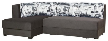 Bodzio Corner Sofa Judyta Left Velor Graphite/London 2