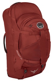Tūristu mugursoma Osprey Farpoint 55, sarkana, 52 l