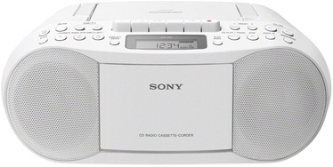 Магнитола Sony CFD-S70 White, 3 Вт, белый