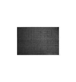 Durvju paklājs Easy turf, melna, 400 mm x 600 mm x 12 mm