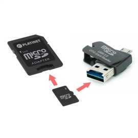 Platinet PMMSD16CR4 4 in 1 Adapter 16GB