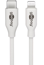 Juhe Goobay USB C To Lightning, valge, 2 m