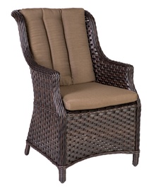 Home4you Geneva Garden Chair Dark Brown