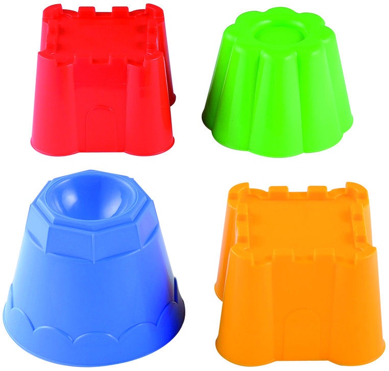 Smėlio žaislų rinkinys Ecoiffier 8/168S, įvairių spalvų, 4 vnt.