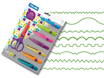 Milan Blister ZigZag Scissors