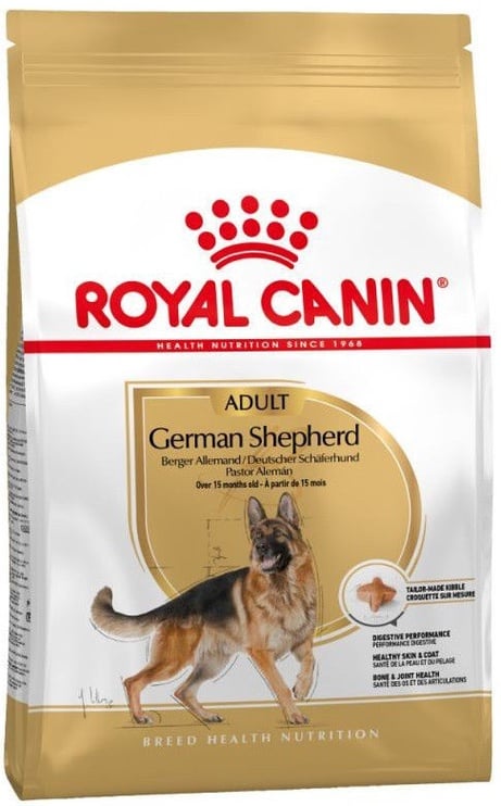Kuiv koeratoit Royal Canin German Shepherd, kanaliha, 11 kg