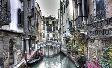 Fototapete ar Venēcijas skatu, 2.54x1.84 m
