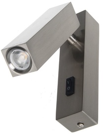 Verners Bedside Wall Lamp 3W LED Matt Nickel