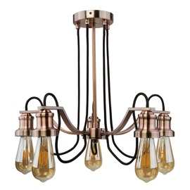 Retro stiliaus pakabinamas šviestuvas Searchlight Olivia 1065-5CU, 5 x 10W E27
