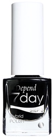 Hübriidküünelakk Depend Goth Black, 5 ml