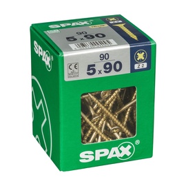Medsraigčiai Spax, 5 x 90 mm, ZN, PZ2, 90 vnt.