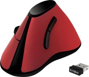 LogiLink Ergonomic Vertical Mouse Red