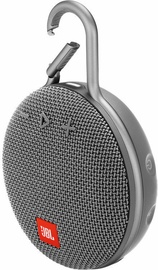 JBL Clip 3 Bluetooth Speaker Stone Grey
