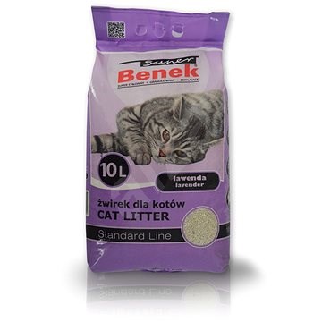 Kaķu pakaiši Super Benek Lavender, 10 l
