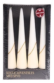 Verners Christmas Advent Candles White 353168