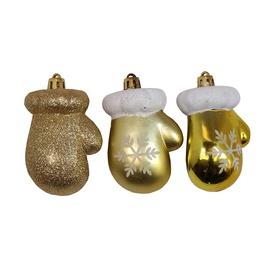 Eglutės žaisliukų komplektas Christmas Touch, 3 vnt.