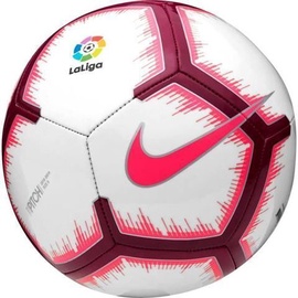 Nike La Liga Pitch Football FA18 White/Red Size 5