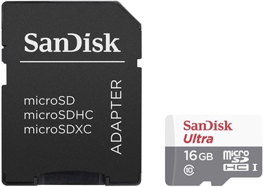 Sandisk Ultra 16GB microSDHC Class 10 + SD Adapter