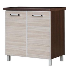 Virtuvinė spintelė Bodzio Ola Bottom 80 Nut Latte, 800x520x860 mm