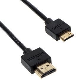 Akasa Proslim 4K UHD Cable HDMI To Mini HDMI 2m Black