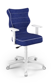 Bērnu krēsls Duo Size 6 VS06, zila/balta, 400 mm x 1045 mm