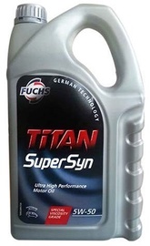 Motoreļļa Fuchs Titan SuperSyn 5W - 50, sintētiskais, vieglajam auto, 5 l